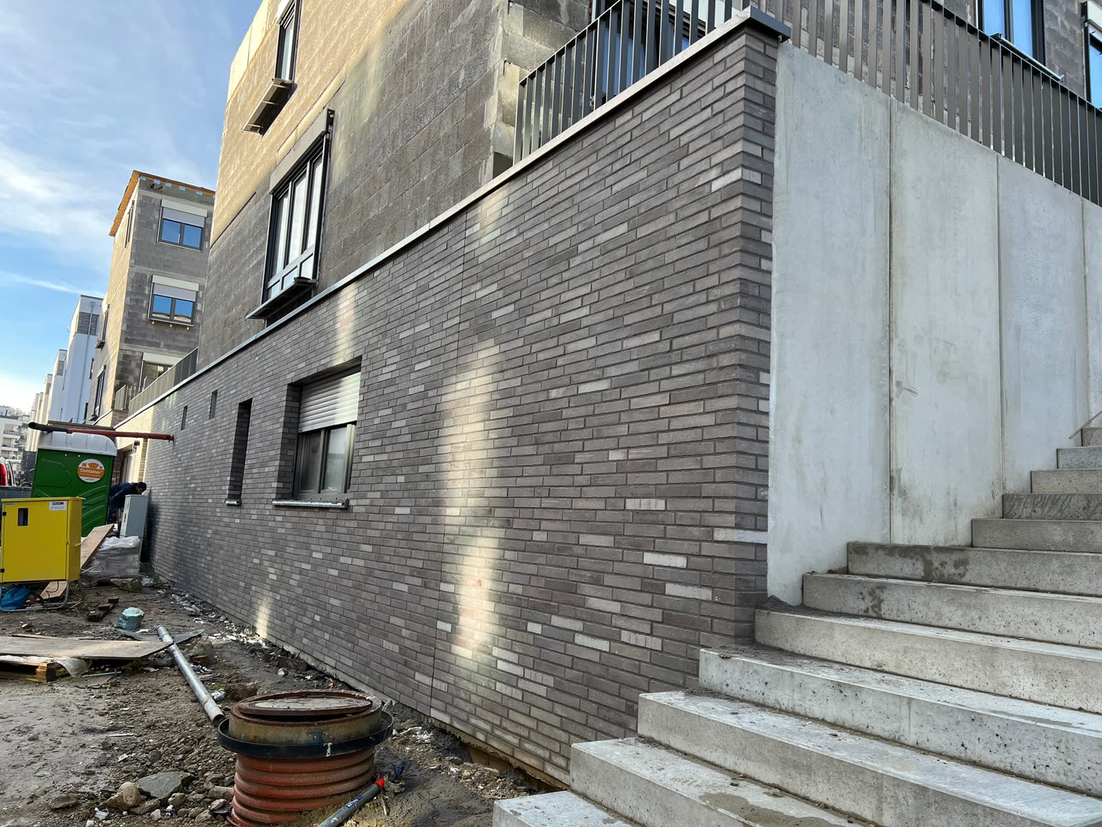 Klinkerfassade Neubau